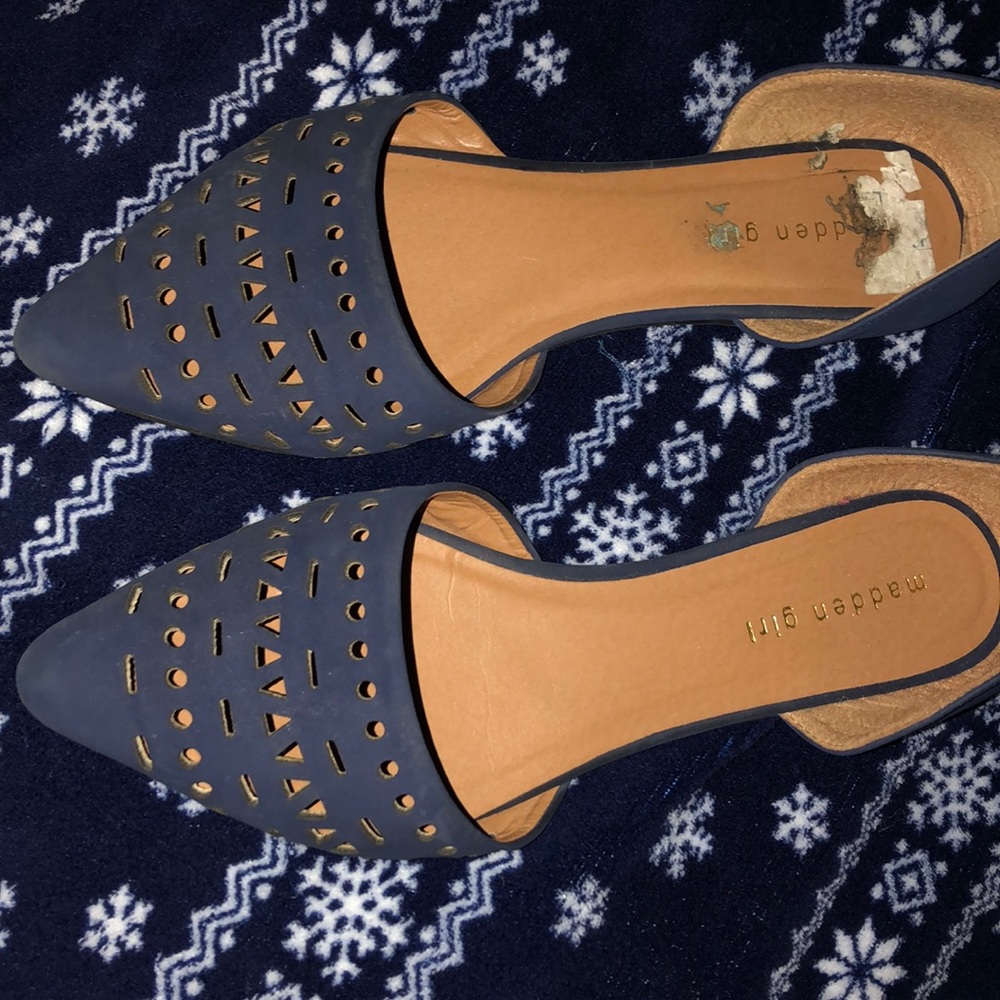 Blue flats